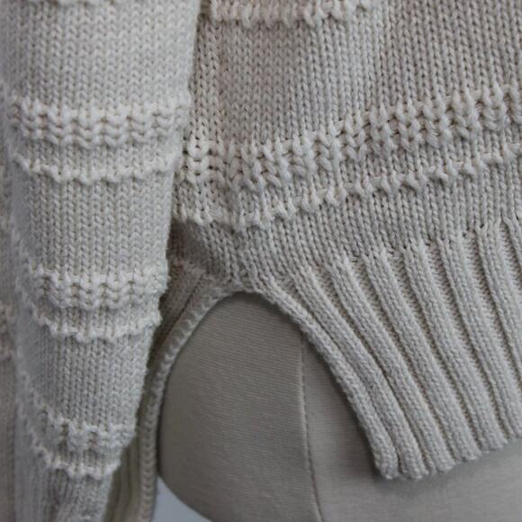 Cupcakes & Cashmere Women's Cozy Oversized Knit Baggy Sweater Ivory Size - Picture 7 of 8